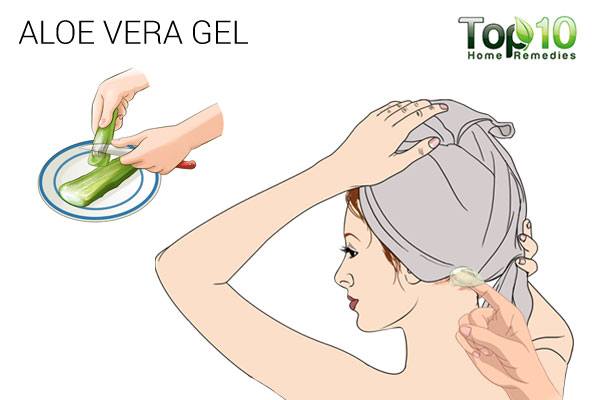 aloe vera gel to get rid of scalp scabs