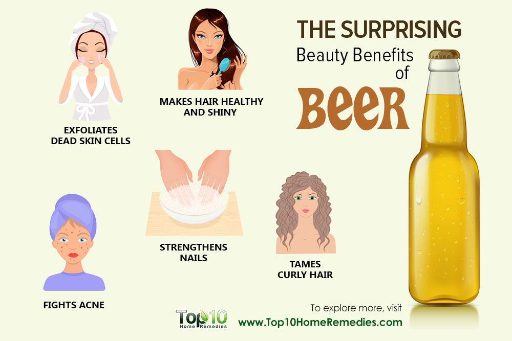 Surprising Beauty Benefits of Beer for Hair and Skin | Top 10 Home Remedies