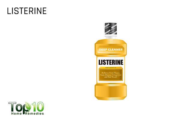 listerine remedy for flat warts