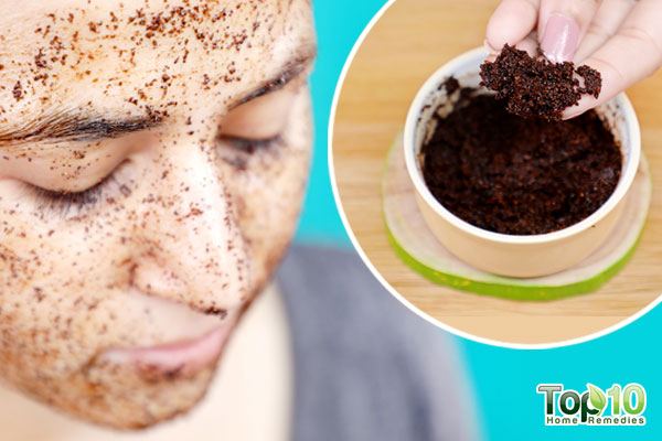 2-ingredient coffee face scrub