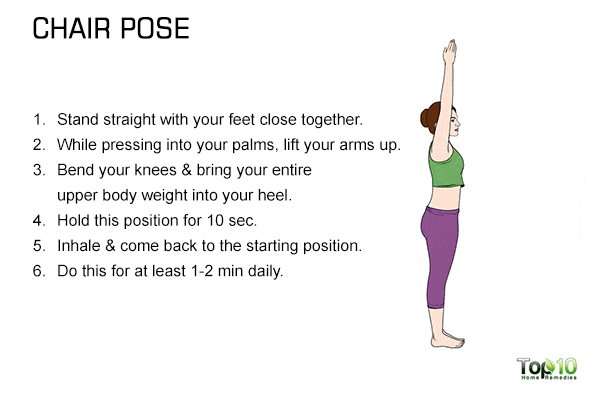 chair pose exercise for bigger butt