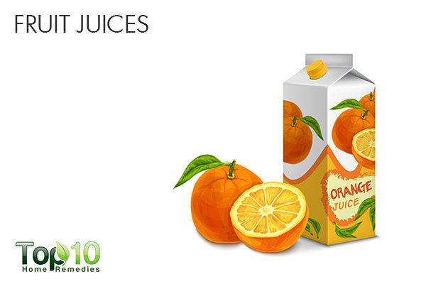 opt for fruits instead of store-bought fruit juices 