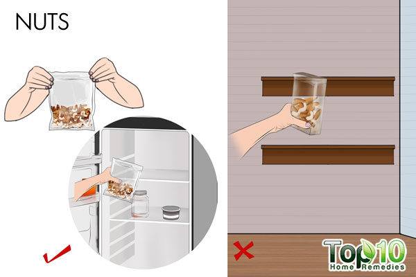 don't store nuts at room temperature