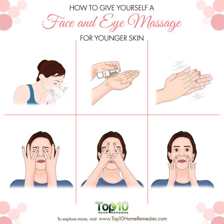 How to Give Yourself A Face and Eye Massage for Younger Skin Top 10