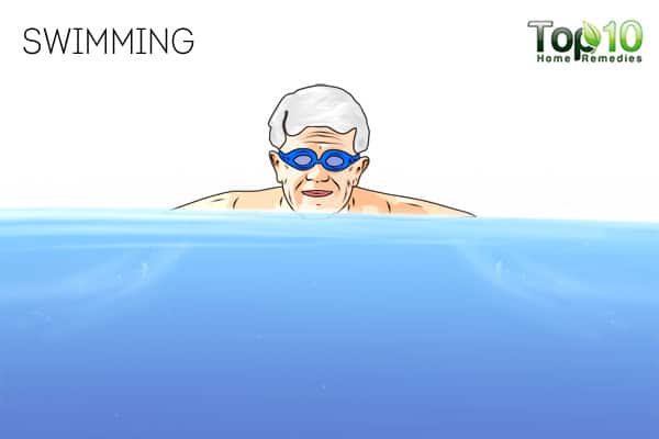 Swimming-best exercises for senior adults