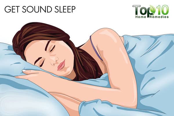 get proper sleep to reduce back pain
