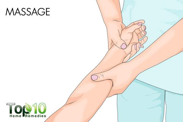 massage to treat diabetic nerve pain