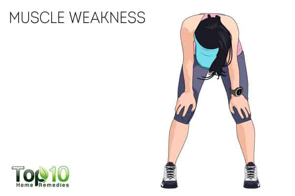 muscle weakness can be a sign of nerve damage