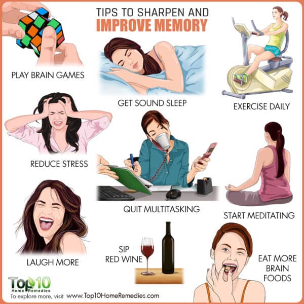 10 Tips to Sharpen and Improve Memory Top 10 Home Remedies