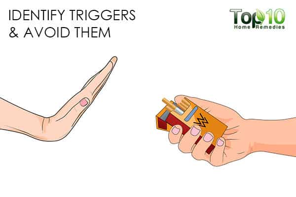 avoid triggers to handle smoking relapse