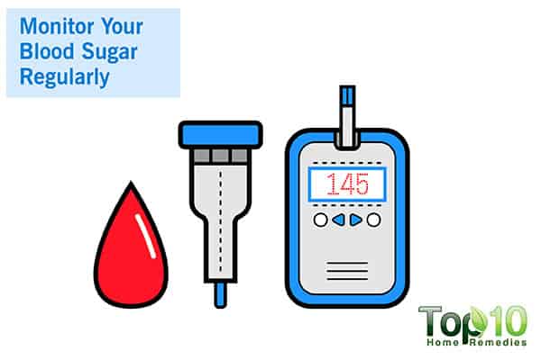 monitor your blood sugar level daily