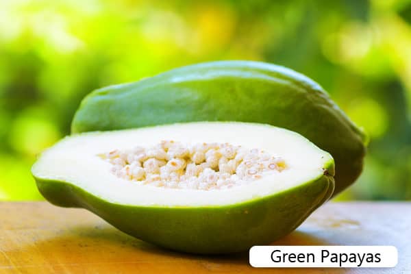 green papaya for pinworms
