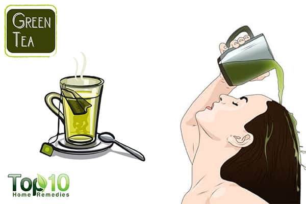 green tea to treat hair loss