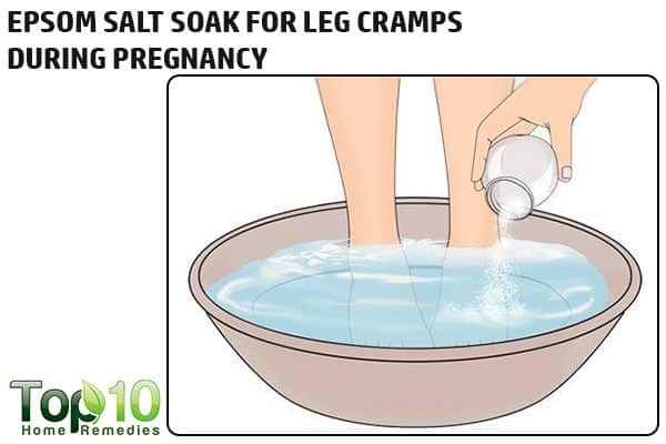 epsom salt soak to reduce pregnancy leg cramps