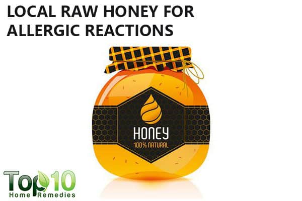 local honey for allergic reaction