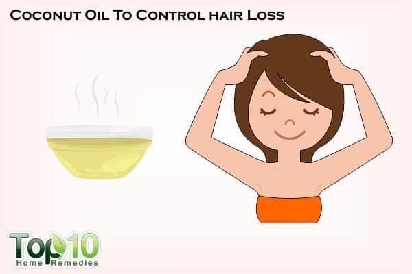 coconut oil to control hair loss