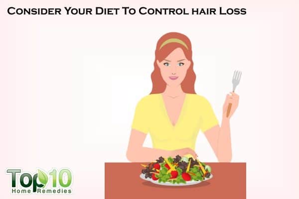 diet to control hair loss