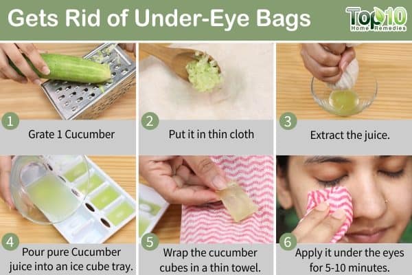 ice cubes for under-eye bags