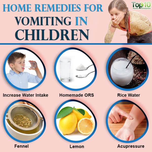 home remedies for vomiting in children
