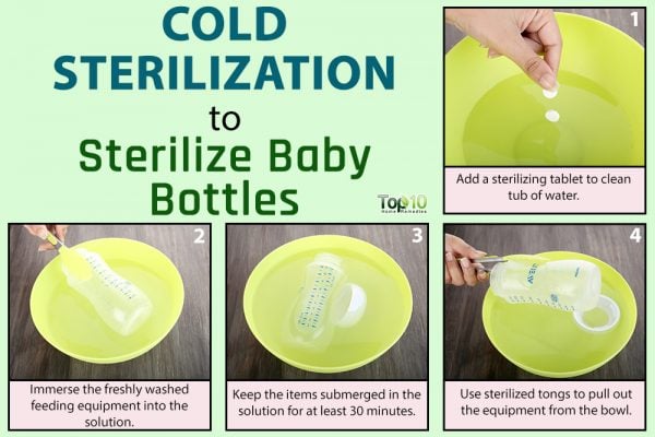 baby bottle cold sterilization
